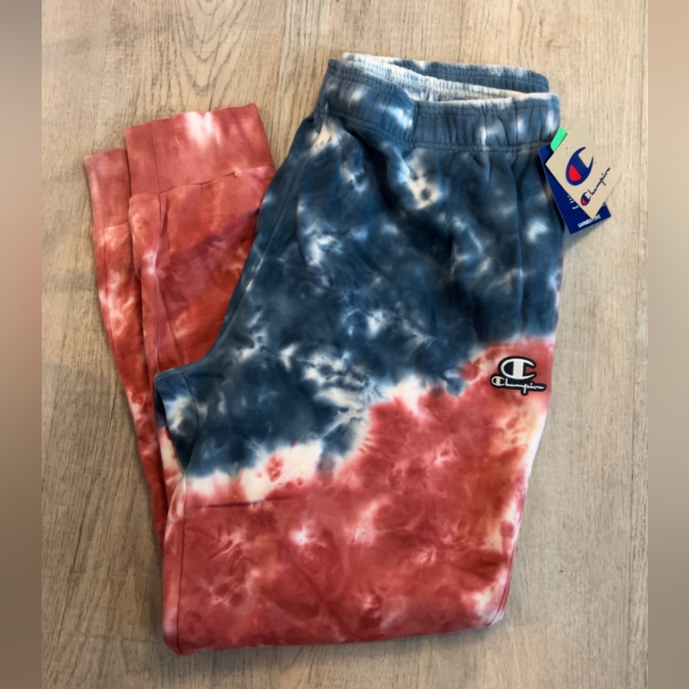 Champion Men’s Pants Activewear Tie Dye Jogger Pants